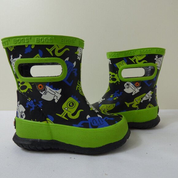 BOGS Toddler Monster Rainboots, Size 5 - Picture 1 of 5